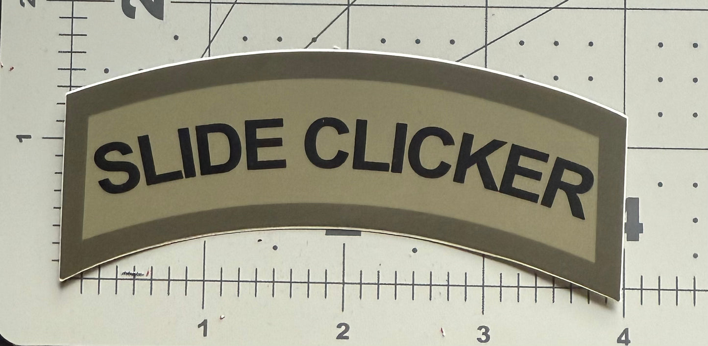 Slide Clicker Tab Sticker