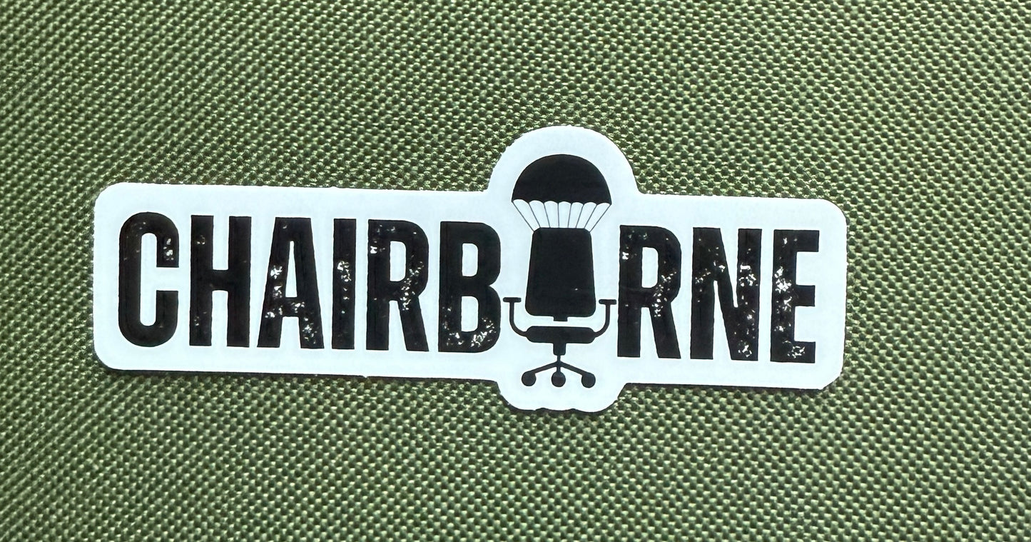 Chairborne Sticker
