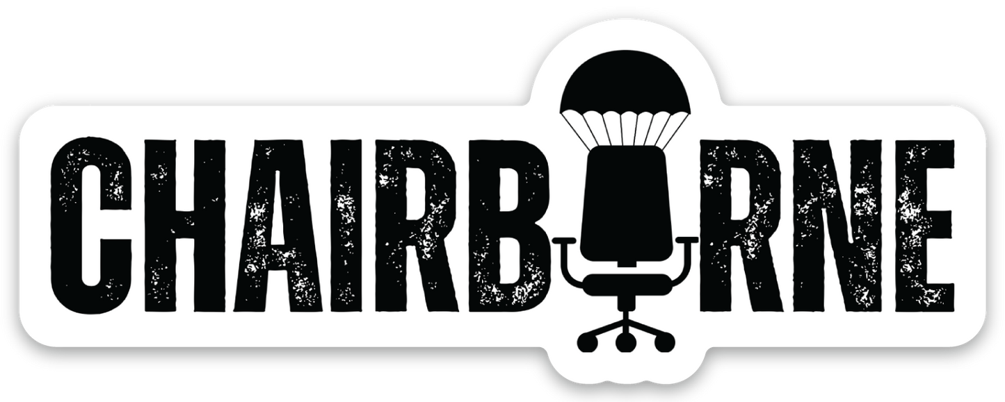 Chairborne Sticker