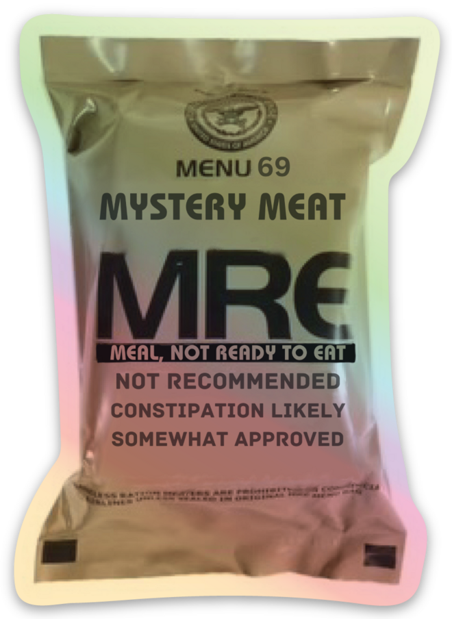 MRE Holographic Sticker
