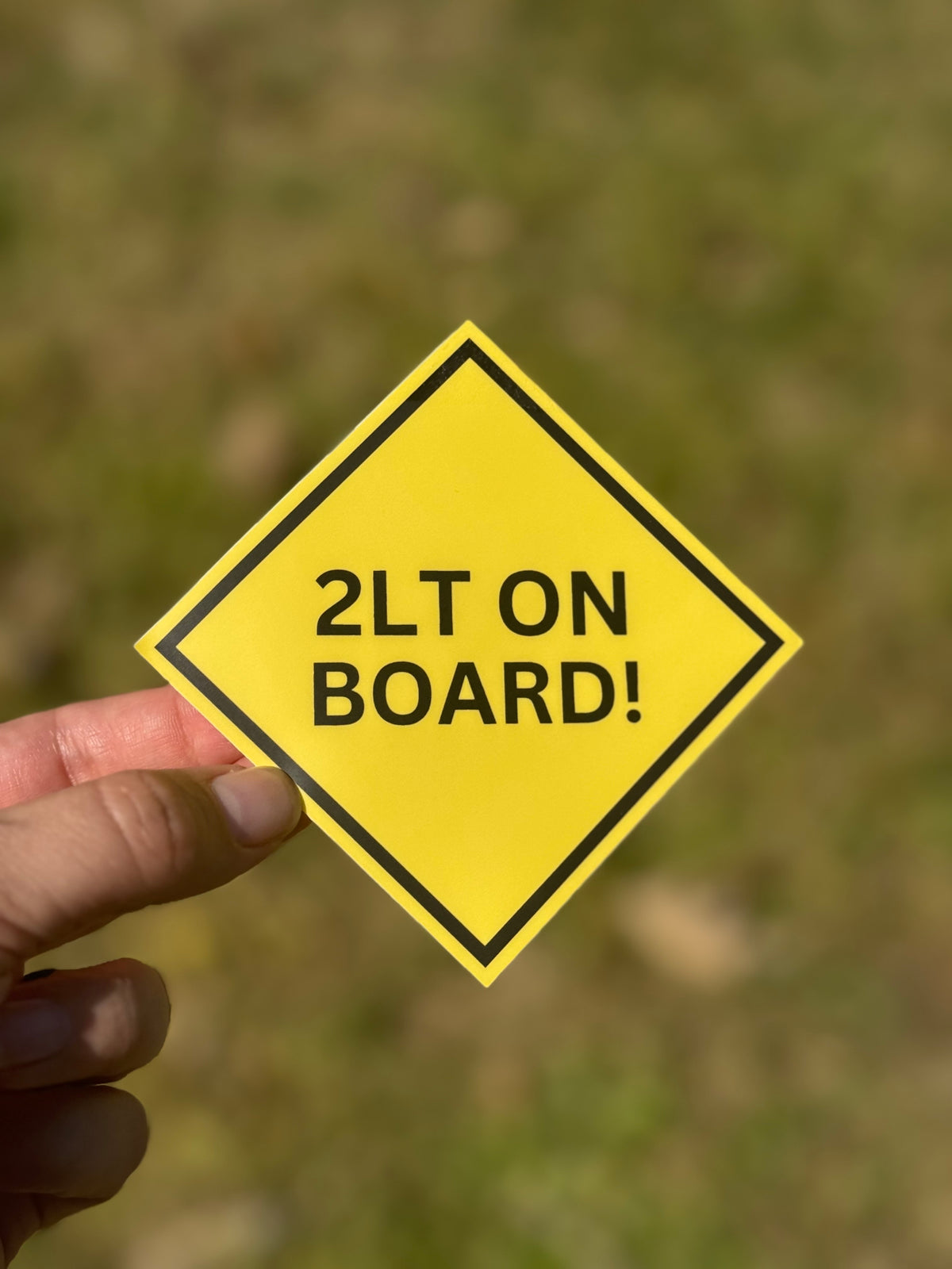 Onboard Sticker 2LT ON BOARD! Sticker – Staff Morale Page