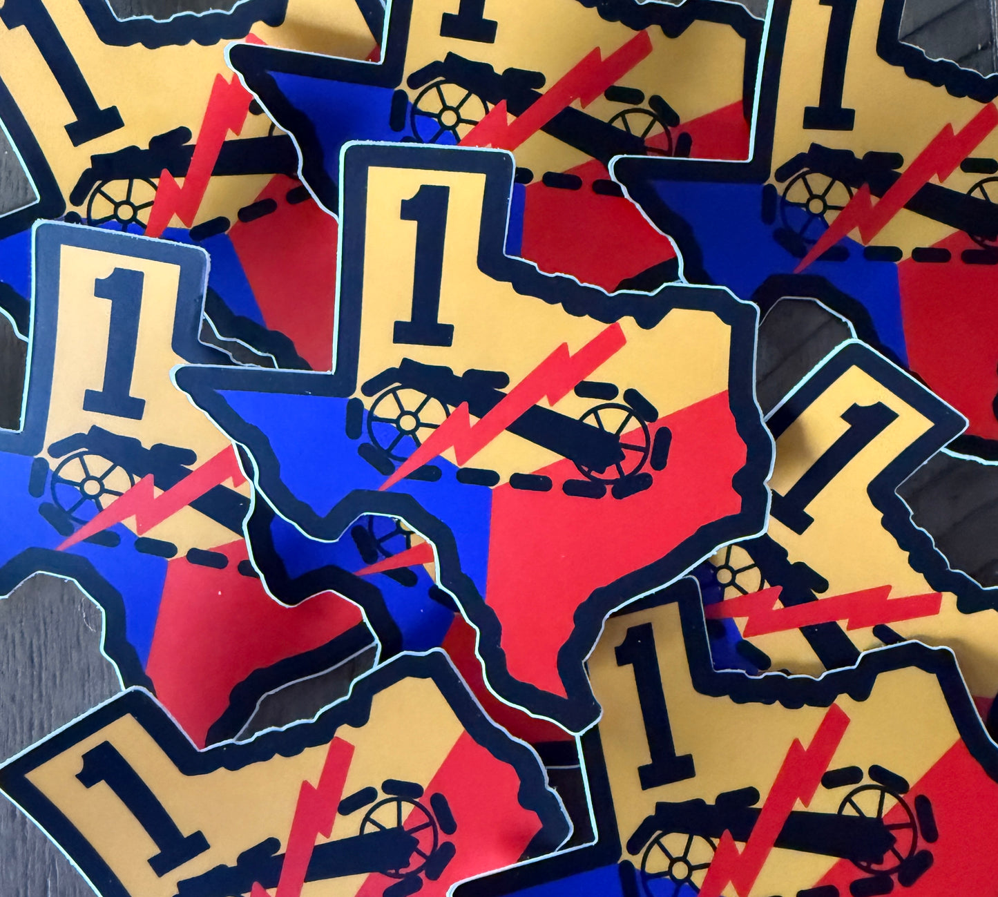 Texas- Old Ironsides- Sticker