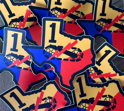 Texas- Old Ironsides- Sticker