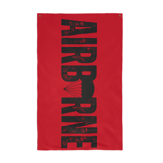 Red Airborne Flag