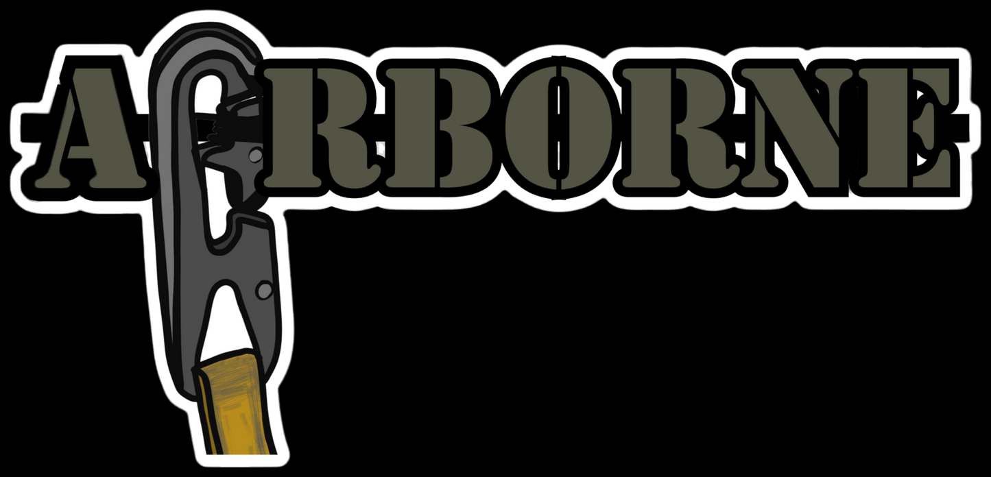 Airborne Bumper Sticker