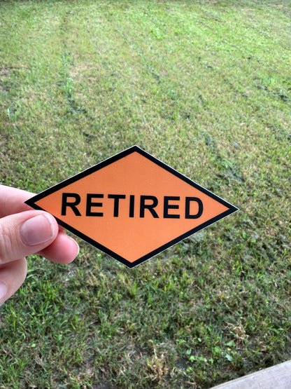 Retired Sticker