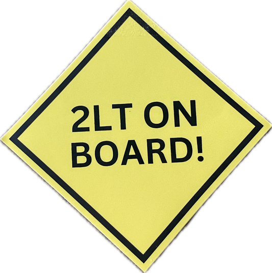 2LT ON BOARD! Sticker