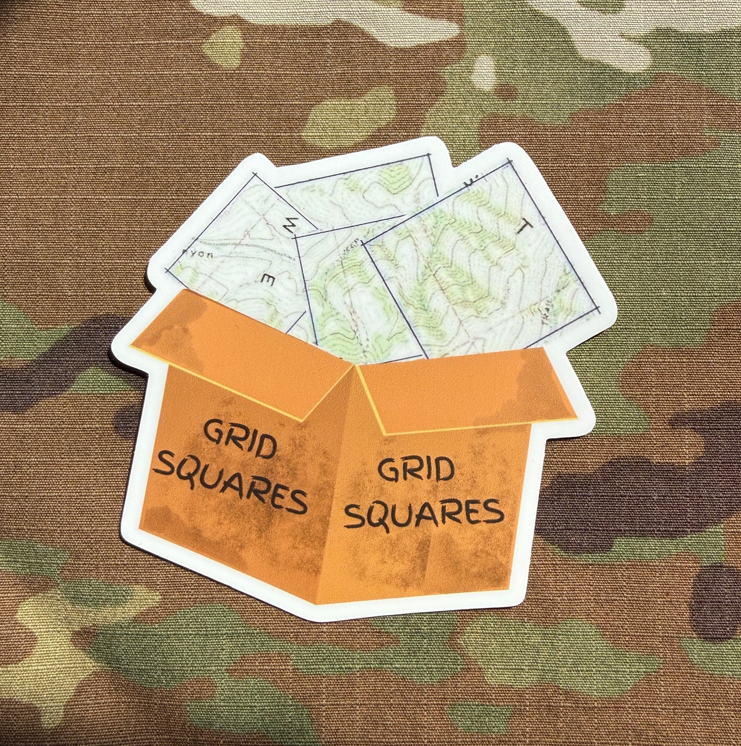 Grid Squares Stickers