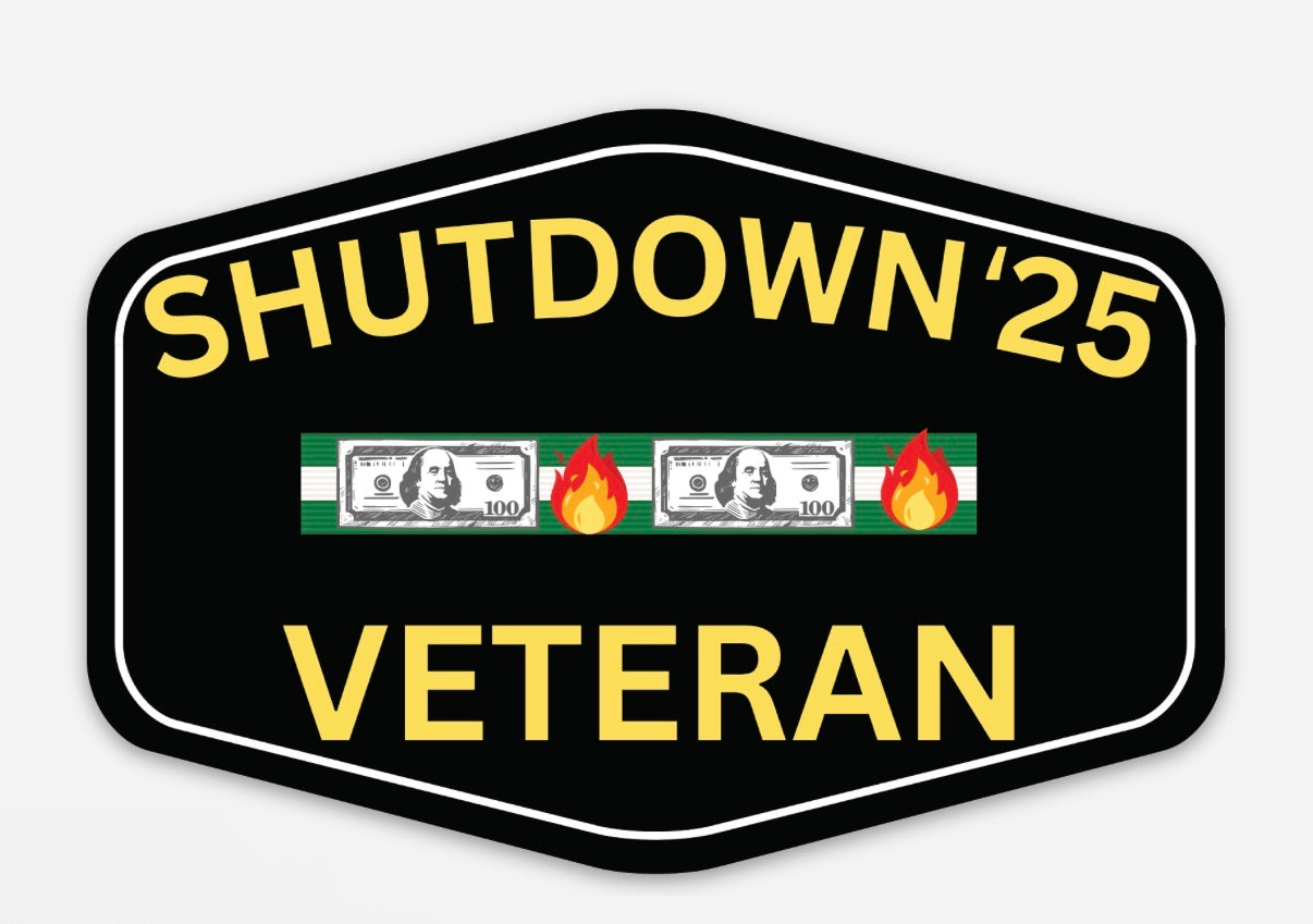 Shutdown ‘25 Sticker