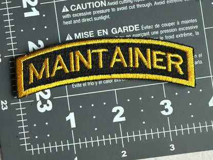 Maintainer Tab- Patch