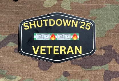 Shutdown ‘25 Sticker