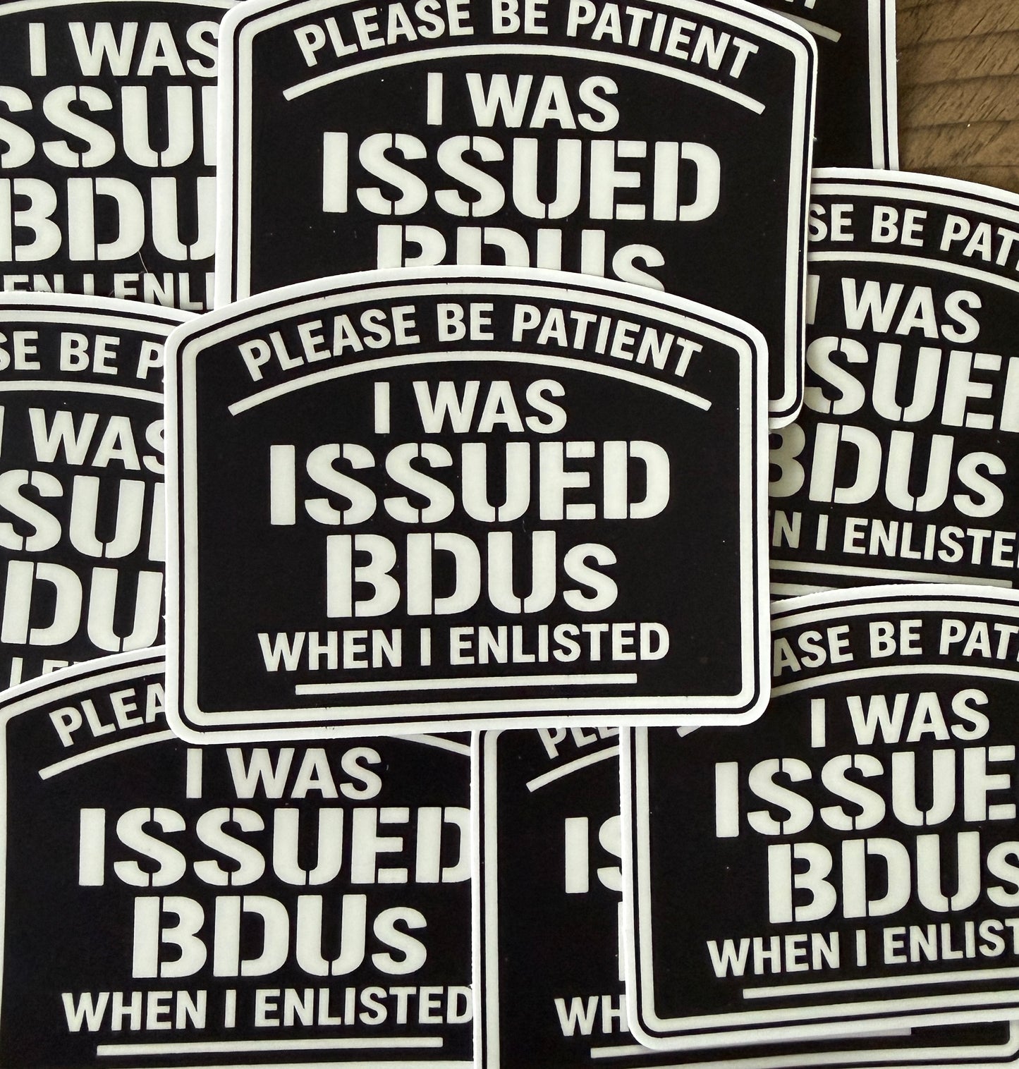 Please Be Patient Sticker