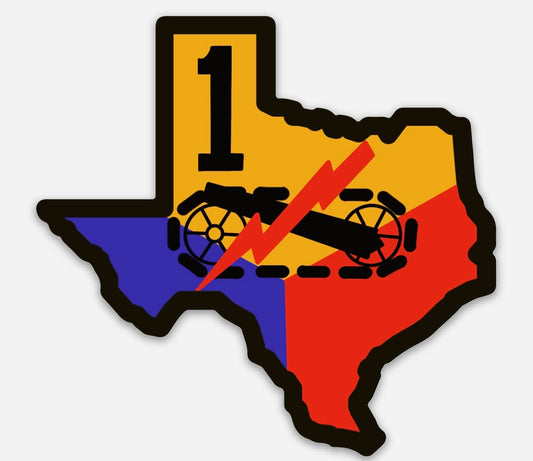 Texas- Old Ironsides- Sticker