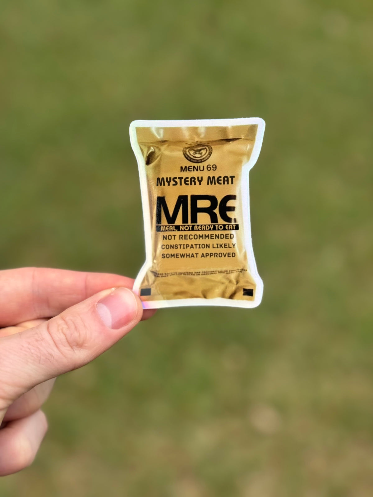 Mre Case Color Code Sticker MRE Holographic Sticker – Staff Morale Page