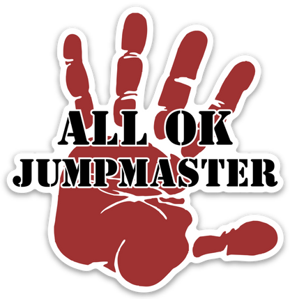 Jumpmaster Sticker