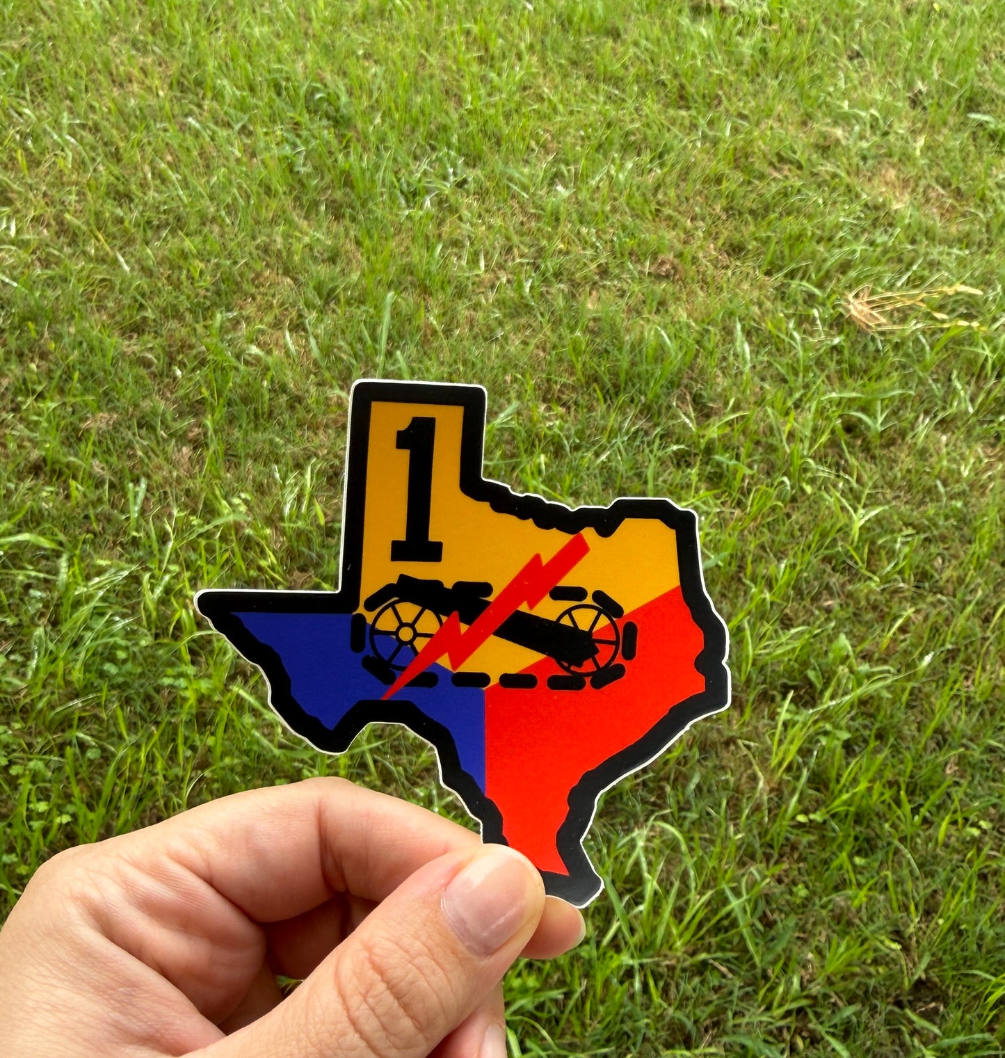 Texas- Old Ironsides- Sticker
