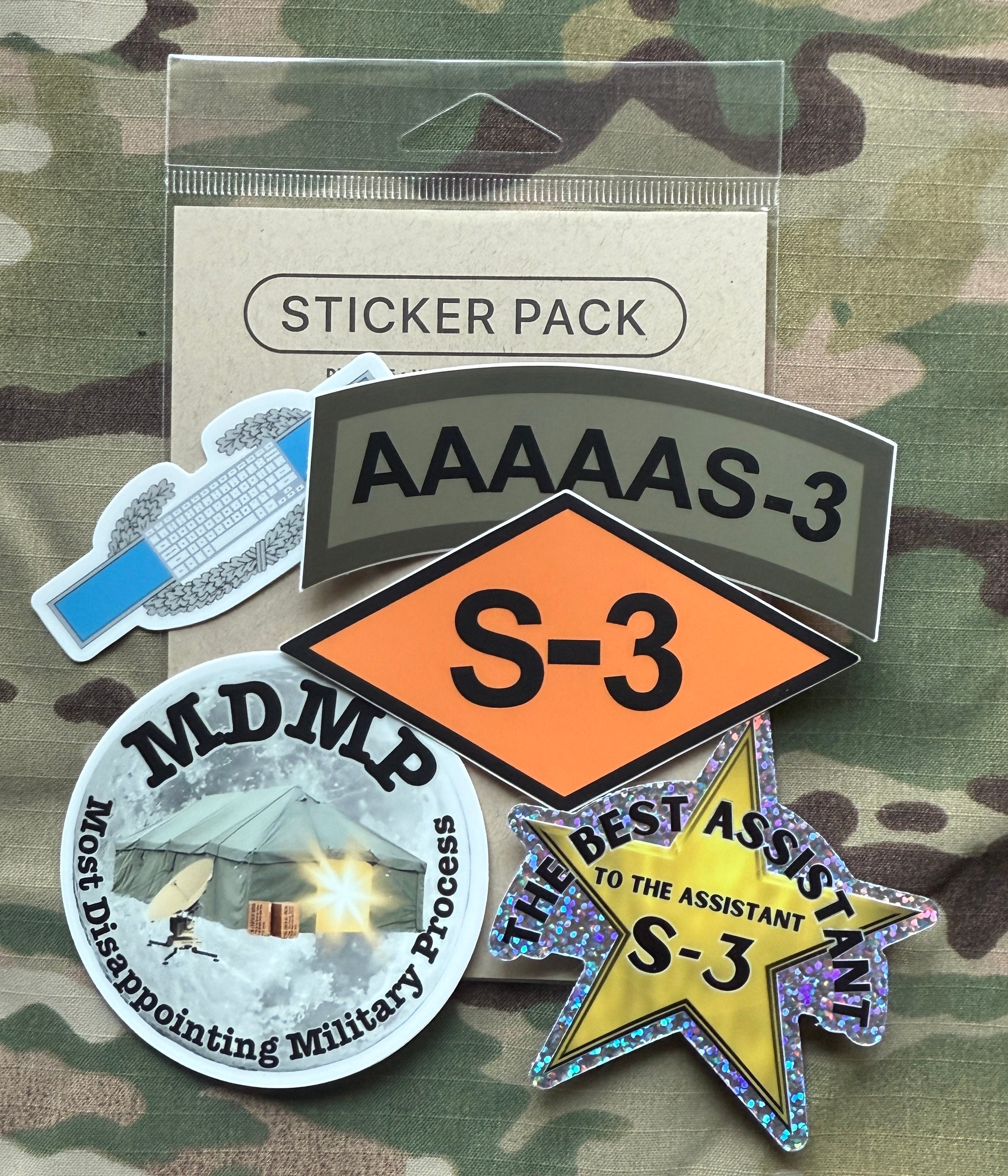 S-3 Sticker Pack – Staff Morale Page