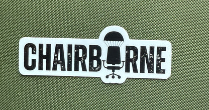 Chairborne Sticker
