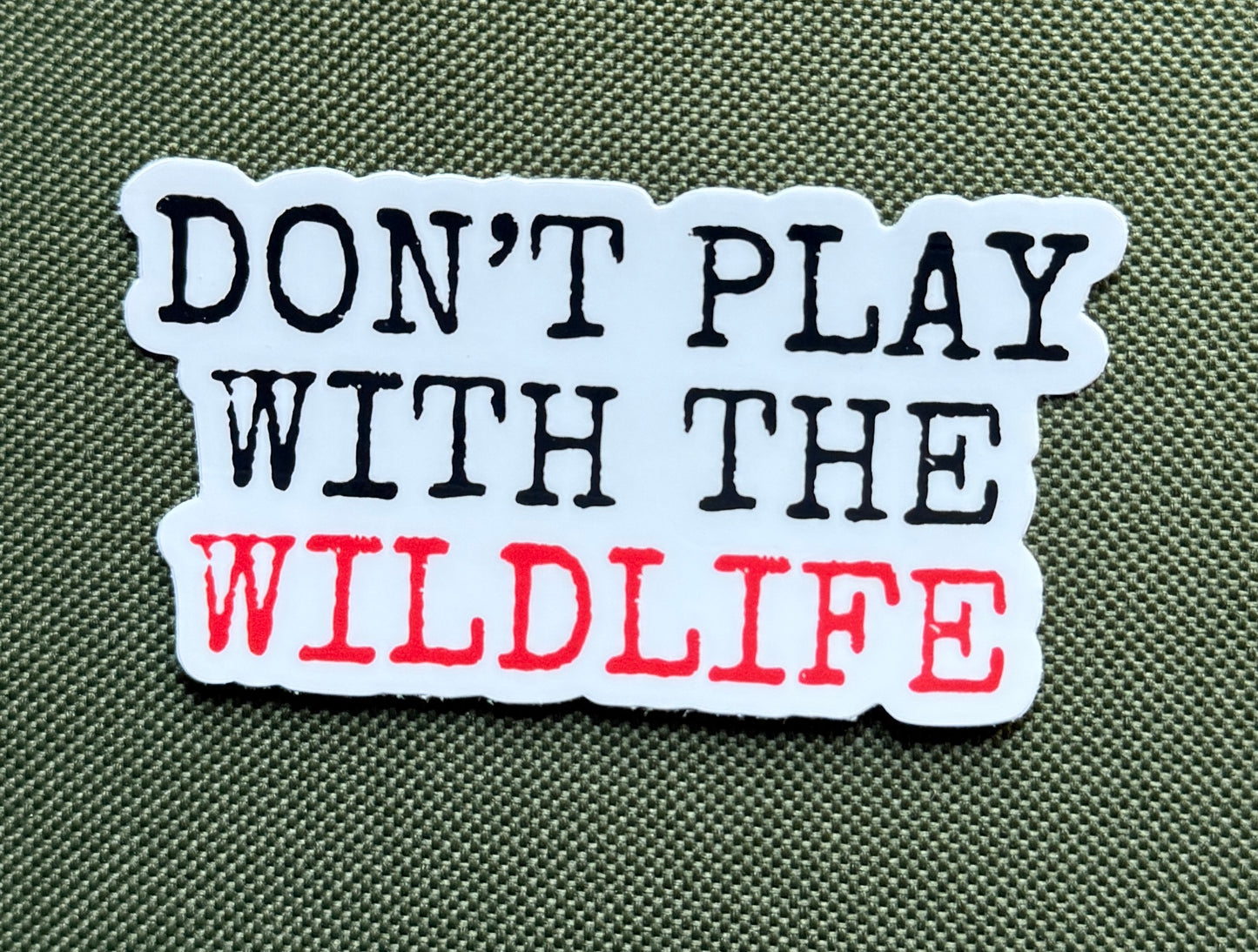 Wildlife Sticker