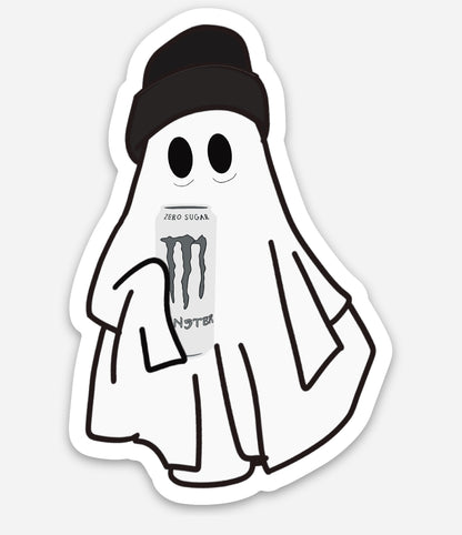 Tired PT Ghost Sticker