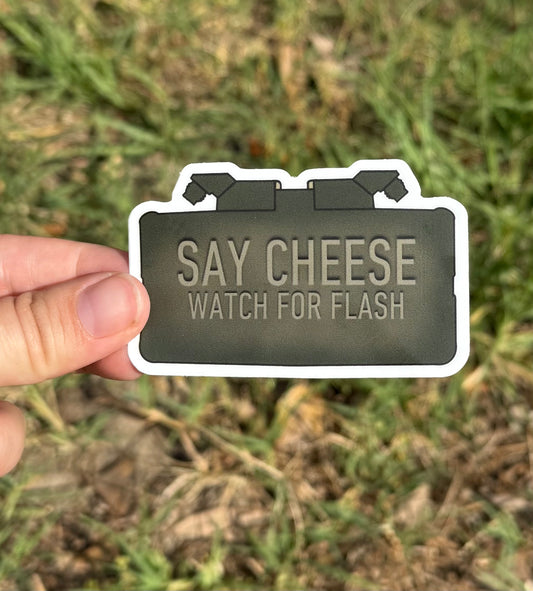 Say Cheese! Sticker