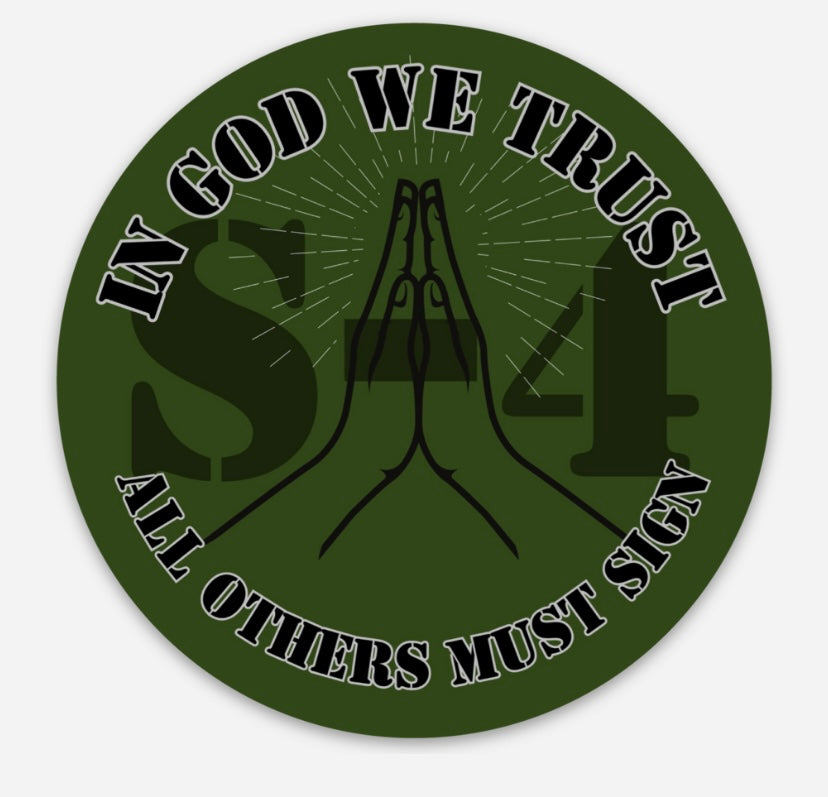 In God We Trust Sticker