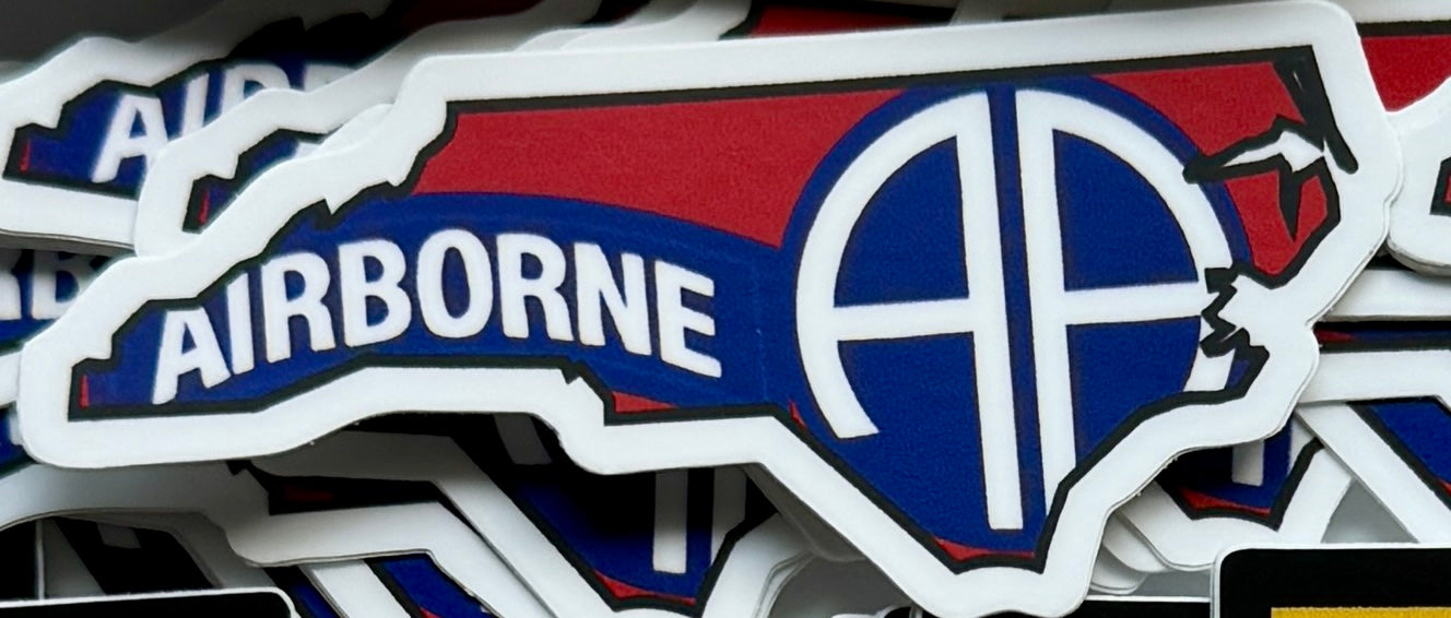 North Carolina Sticker 3x1.48”