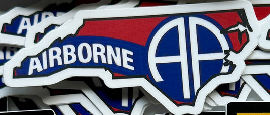North Carolina Sticker 3x1.48”