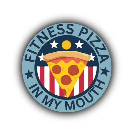 Physical Pizza Badge Sticker