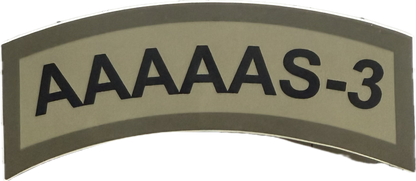 AAAAAS-3 Tab Sticker