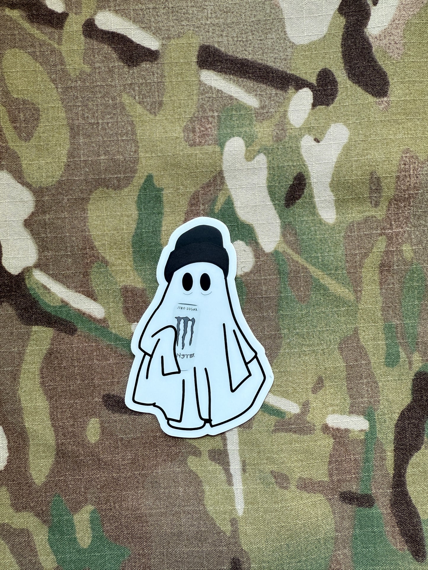 Tired PT Ghost Sticker