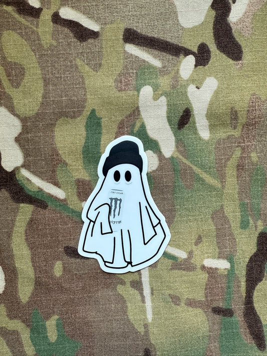 Tired PT Ghost Sticker