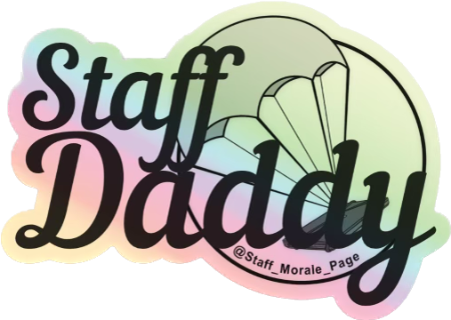 Staff Daddy Sticker