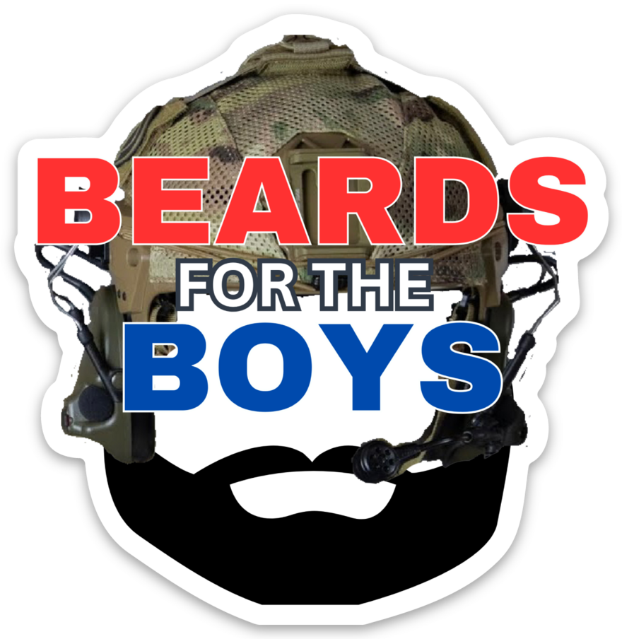 Beards For The Boys - Sticker