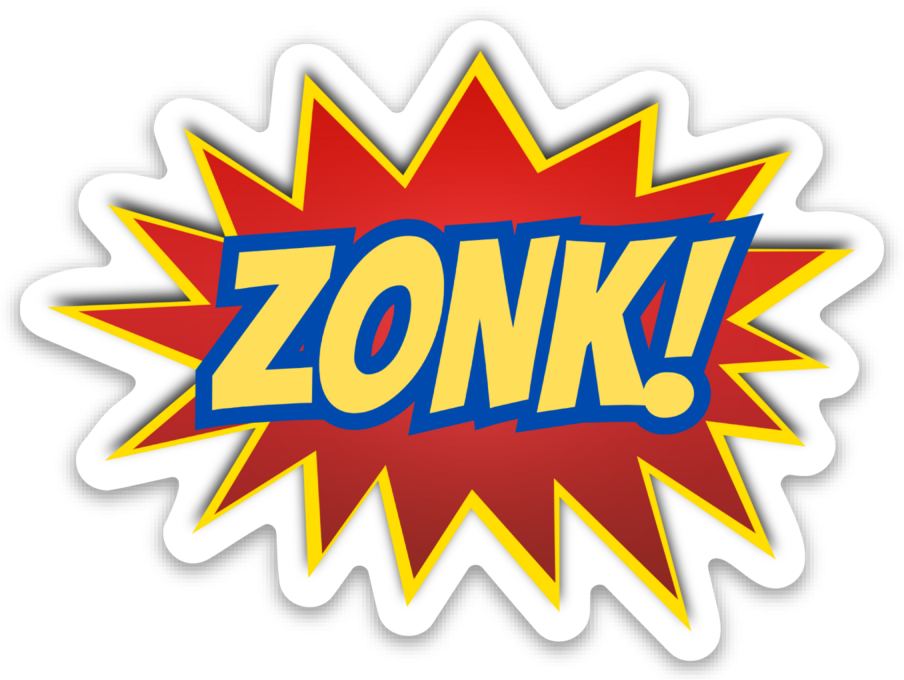 Zonk! Sticker