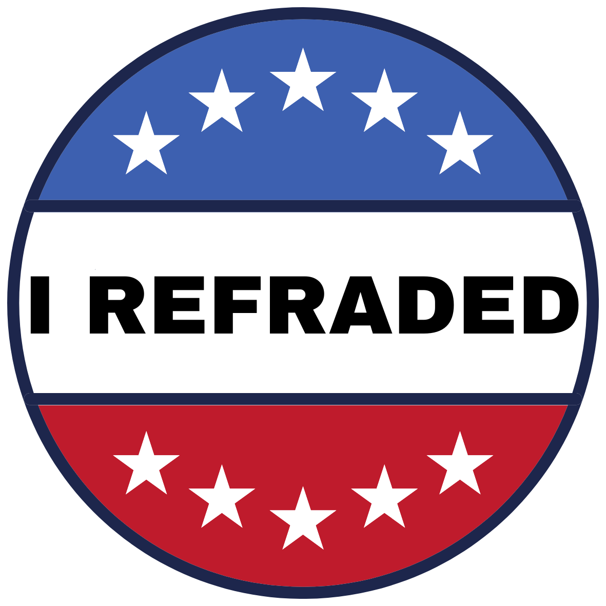 “I REFRADED” Sticker